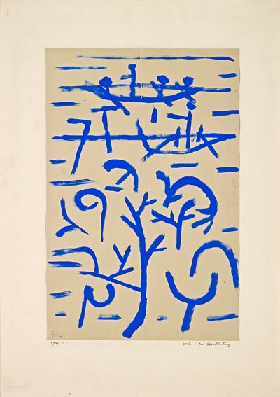 Båter i flommen Båter i flommen, 1937. av Paul Klee