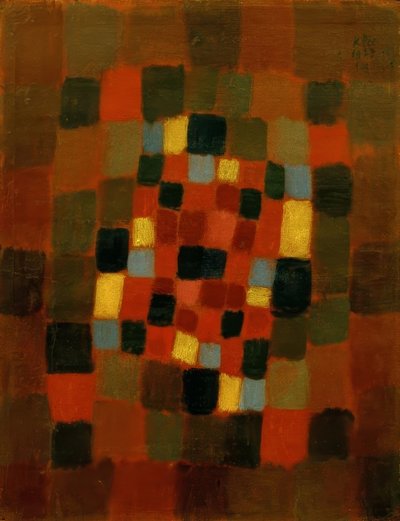 Fargerik seng av Paul Klee