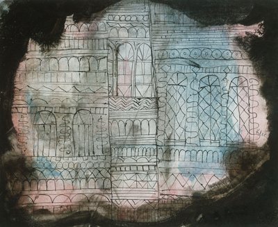 Brennende slott av Paul Klee