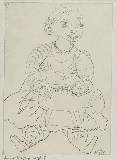 Barn med en leke av Paul Klee