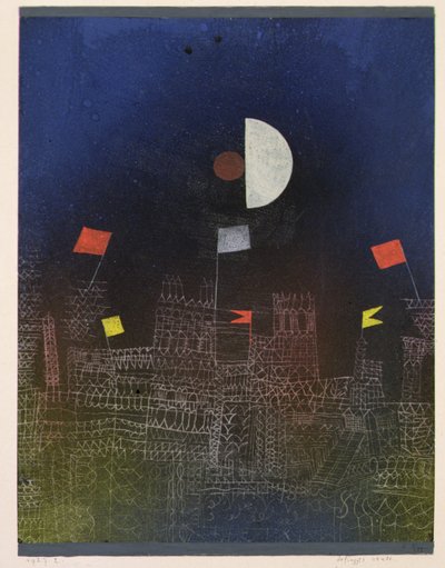 By med flagg av Paul Klee