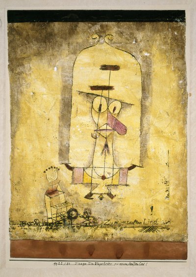 Dance You Monster to My Soft Song!, 1922. av Paul Klee