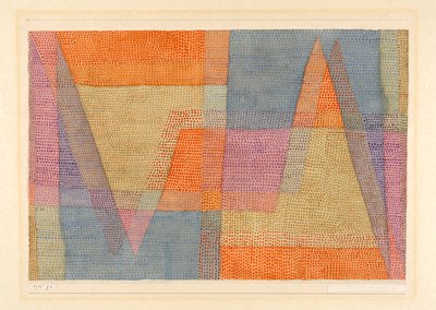 Das Licht und die Schärfen La lumière et les arêtes, 1935. av Paul Klee