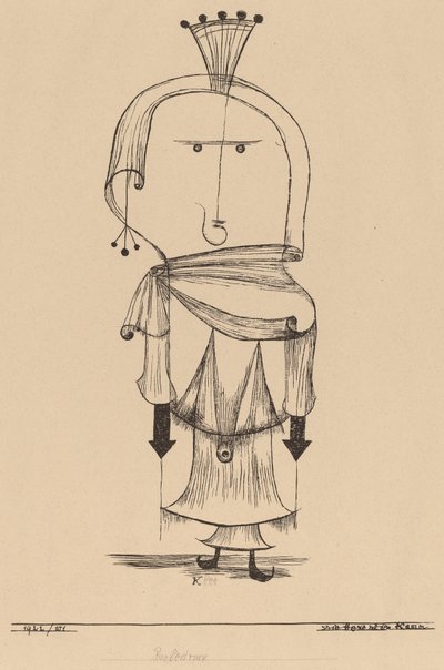 Heksen med en kam av Paul Klee