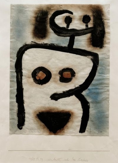 Et ansikt også av kroppen av Paul Klee