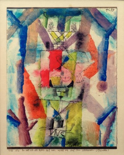 Herren bør stole på oss, ikke vi på ham av Paul Klee