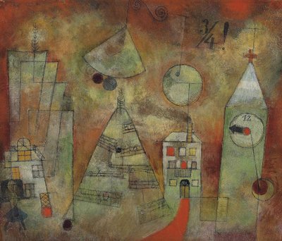 Fateful Hour at Quarter to Twelve Fateful Hour klokken kvart på tolv, 1922. av Paul Klee