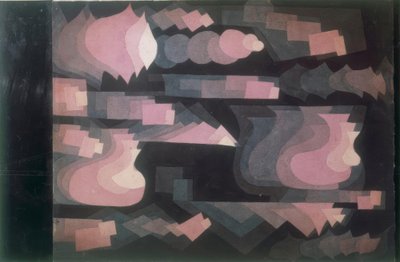 Fuge i rødt av Paul Klee