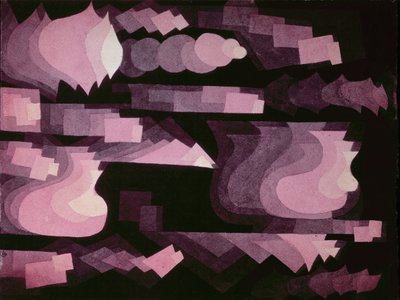 Fuge i rødt av Paul Klee