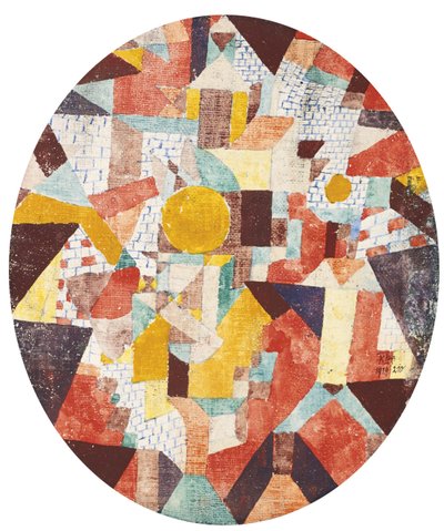 Fullmåne innenfor vegger av Paul Klee