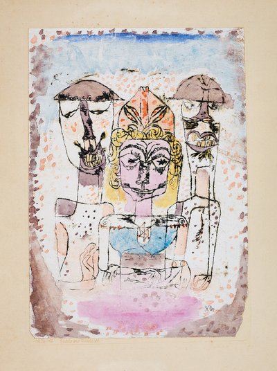 Greker og barbarer, 1920. av Paul Klee