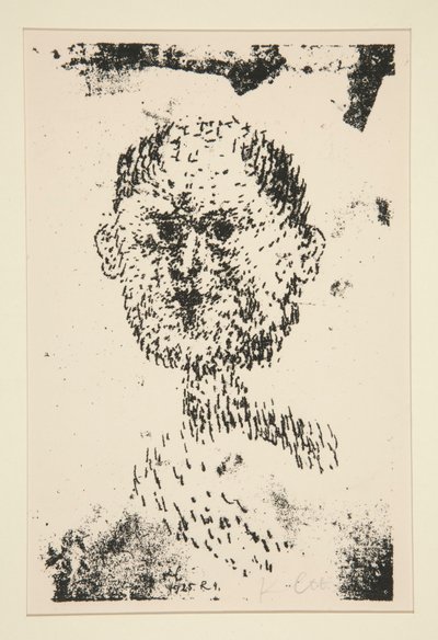 Head (Kopf) - Bearded Man (Baertiger Mann) av Paul Klee