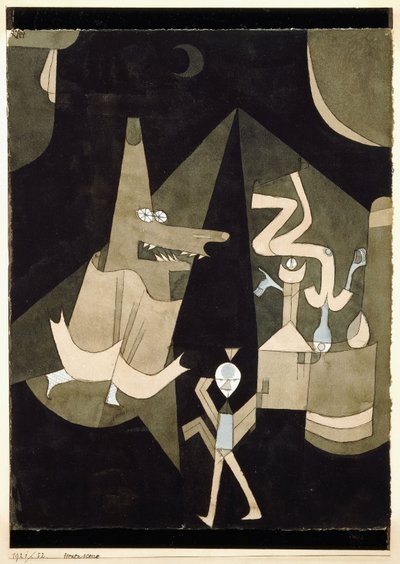 Hexen-scene av Paul Klee