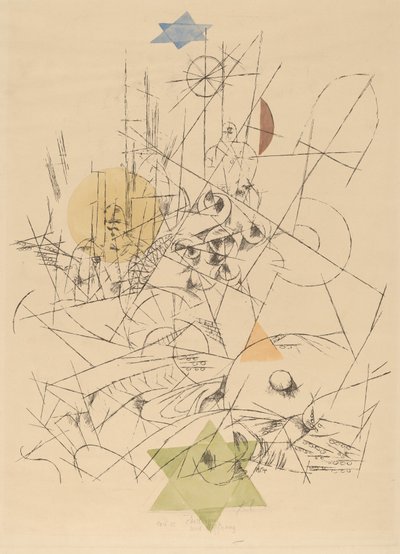 Hope and Destruction Destruction and Hope, 1916. av Paul Klee