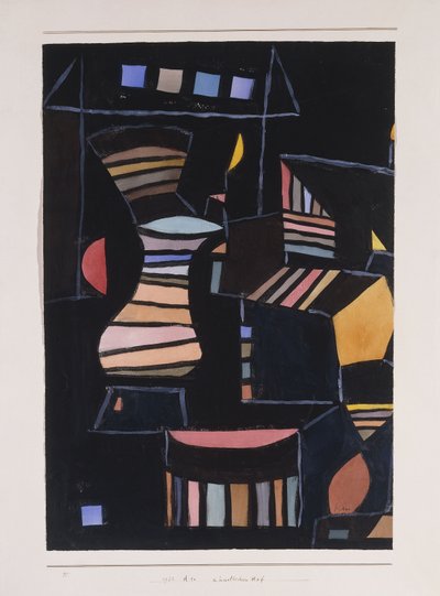 Kunstig gårdsplass av Paul Klee
