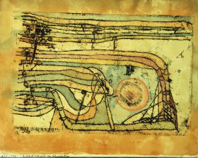 Landskap i Pankenton av Paul Klee