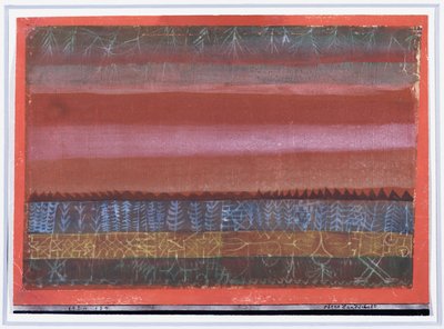 Lagdelt landskap av Paul Klee