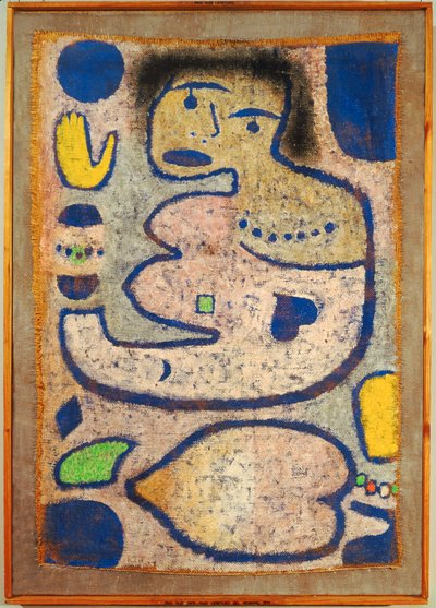 Kjærlighetssang under nymånen (maleri på lerret) av Paul Klee