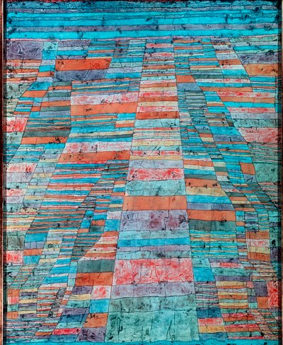 Hovedvei og sideveier Maleri av Paul Klee (1879-1940) 1929 Søn. 83x67 cm Köln, Museum Ludwig av Paul Klee