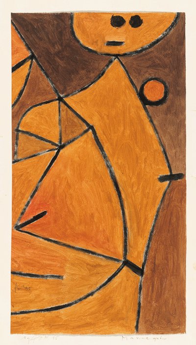 Mannequin, 1940. av Paul Klee
