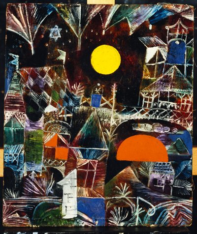 Måneoppgang - Solnedgang av Paul Klee