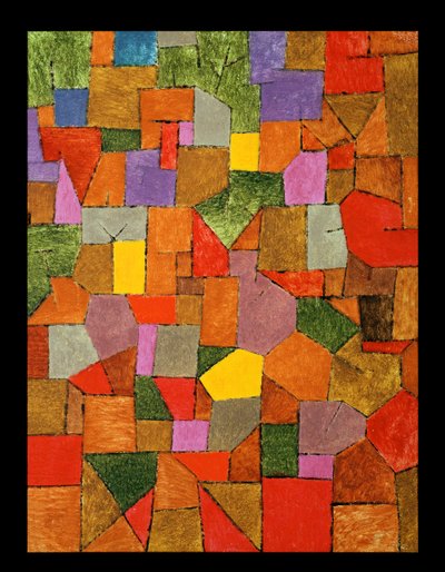 Fjelllandsby (høst) 1934 av Paul Klee