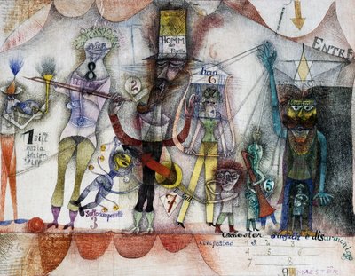 Musikk på messen av Paul Klee