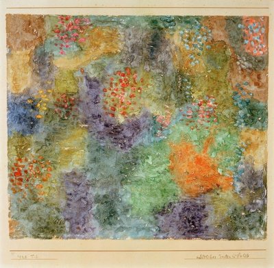 Nordlig hage i blomst av Paul Klee