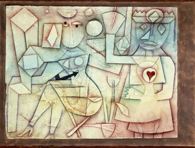 Gammel kjærlighetssang; gammel kjærlighetssang av Paul Klee