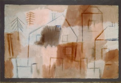 Legg i blått og oransje av Paul Klee