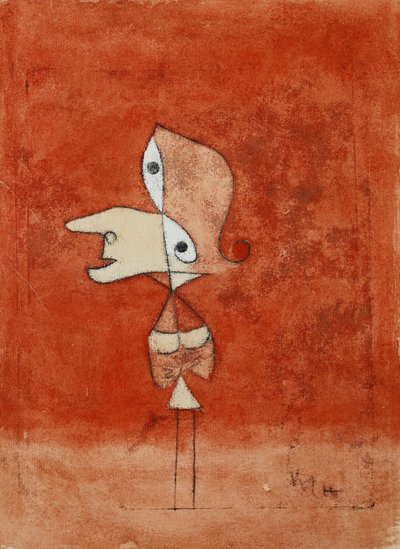 Portrett av Brigitte (hel figur); Portrett av Brigitte (hel figur) av Paul Klee