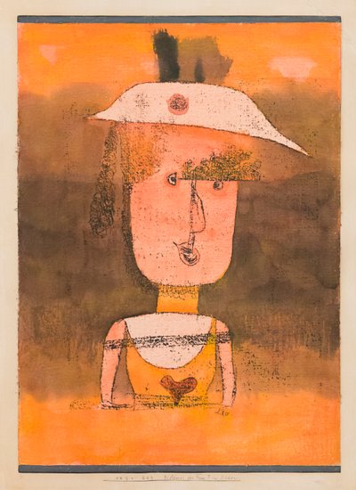 Portrett av Frau P. i sør av Paul Klee