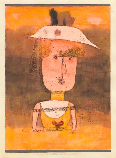 Portrett av fru P. i sør av Paul Klee