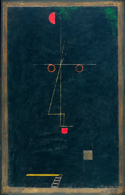 Portrett av en stram rullator av Paul Klee