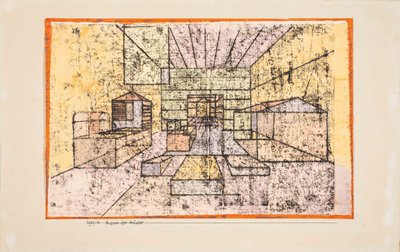 Husenes rom, 1921. av Paul Klee