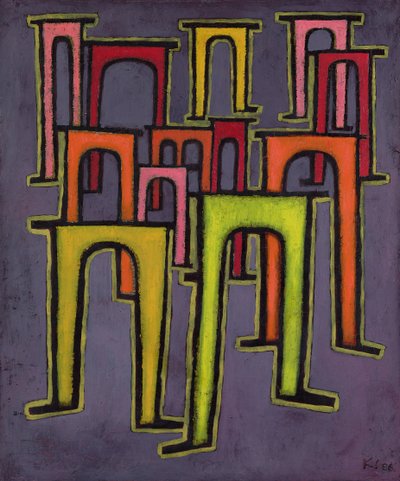 Revolusjon av Viadukten av Paul Klee