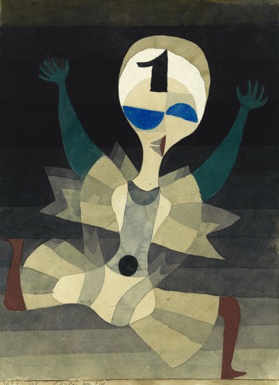 Løper ved målet, 1921. av Paul Klee