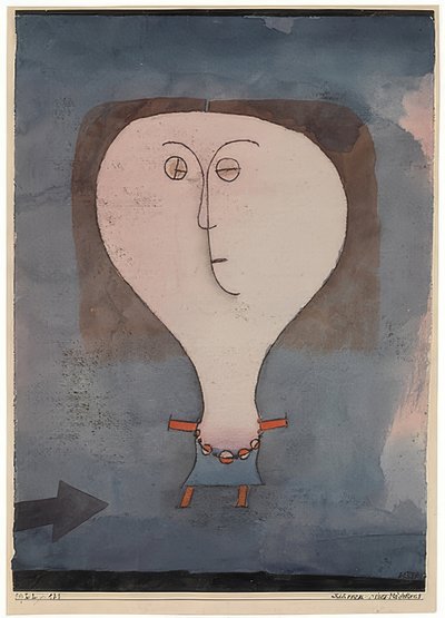 Redd for en jente. 1922 av Paul Klee