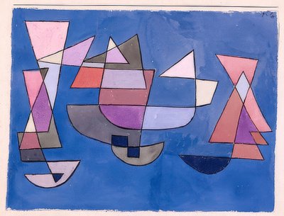 Seilbåter. 1927, 225 av Paul Klee
