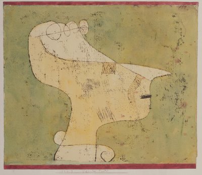 Skarp profil av Paul Klee