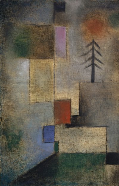Lite bilde av grantrær av Paul Klee