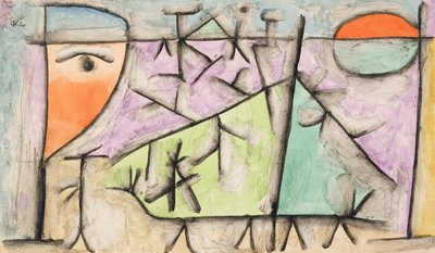 solnedgang av Paul Klee