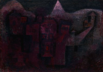Southern Mountain Village; Sudliches Bergdorf av Paul Klee