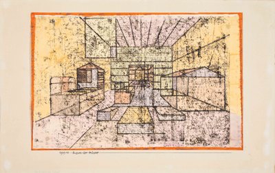 Space of the Houses, 1921. av Paul Klee