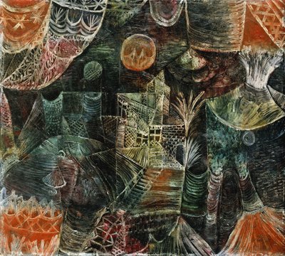 Scenelandskap; Buhnenlandschaft av Paul Klee