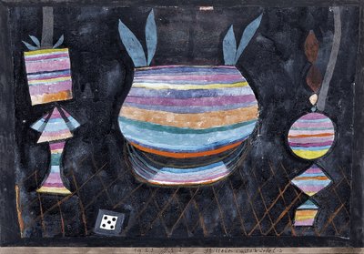 Stilleben med terninger av Paul Klee