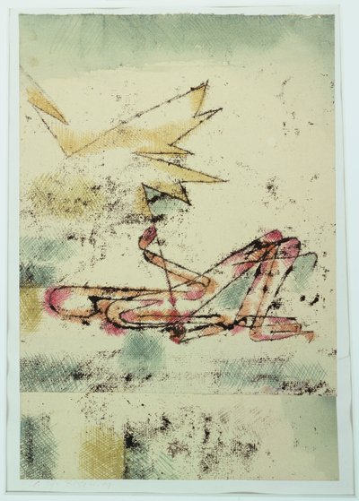 Truffet av lynet av Paul Klee