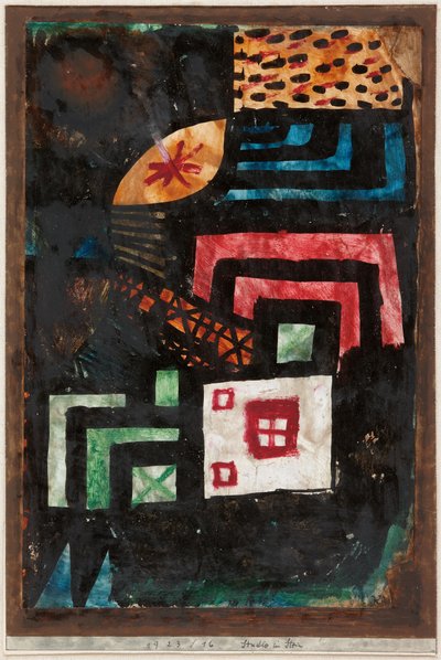 Studie i stein; Studie im Stein av Paul Klee