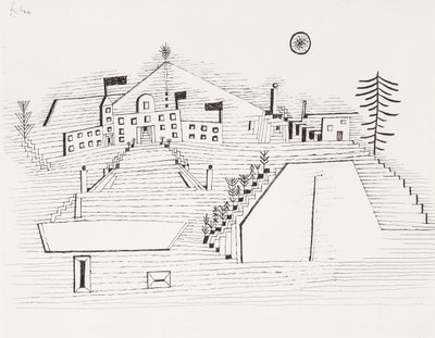 Sommerpalasset på Beride; Sommerpalass nær Beride av Paul Klee