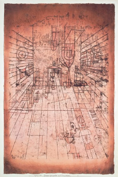 Sveits, Bern, Romperspektiv med innbyggere av Paul Klee